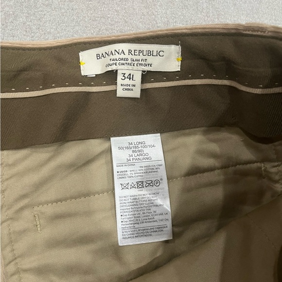 [W34Ins 33”]Banana Republic Men's Corduroy Tailored Slim Fit Chinos - Picture 3 of 6